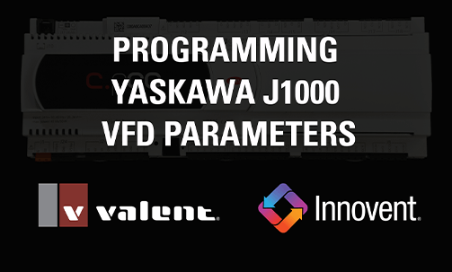 Valent Programming Yaskawa J1000 VFD Parameters